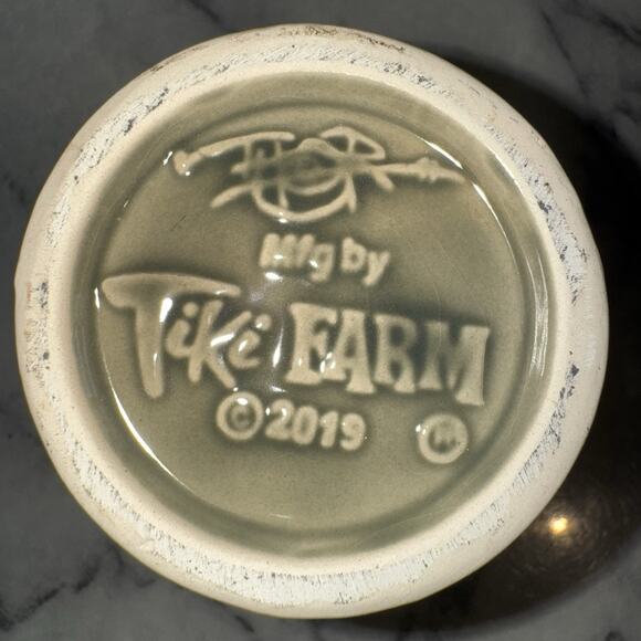 2019 Tiki Farm St. Augustine Distillery Collectors Tiki Mug Cup Thor Cocktails - Picture 7 of 7